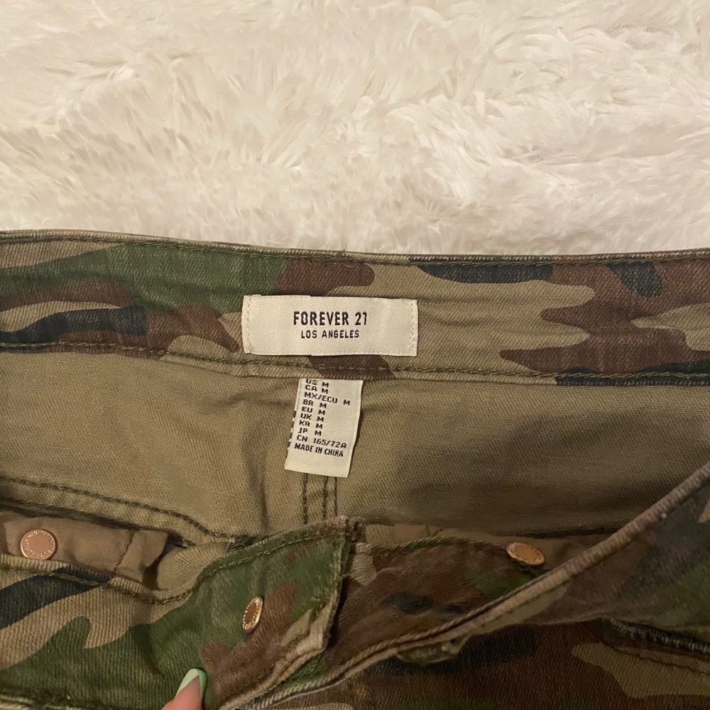 camo denim skirt - Picture 2 of 2